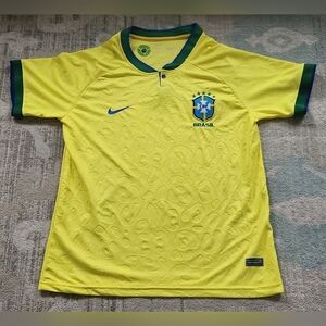 Nike Brazil 2022 Soccer Jersey. Size Med. EUC